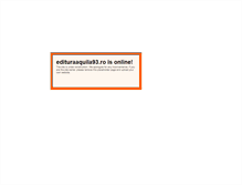 Tablet Screenshot of edituraaquila93.ro